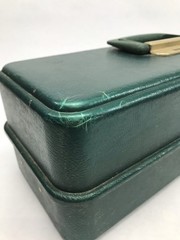 Umco Model 175U Kelly Green Tackle Box Vinyl & Aluminum 26 Compartments