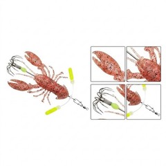 Crayfish Soft Lure for Saltwater Fishing Slow Sink Crawfish Bait 8.7cm