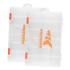Tackle Boxes, Plastic Box, Plastic Two 3600 (Tray Size: 10.8″x7.25″x1.65″)