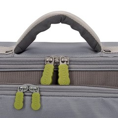 Allen Company Cottonwood Fishing Rod and Gear Bag Water Resistant Gray Lime