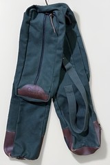 Vintage Orvis Battenkill 58” Leather and Canvas Multi Rod Bag Rod Case