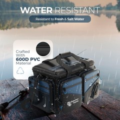 Reaction Tackle Fishing Tackle Bag – Salt Water Resistant Fishing Bag, 100