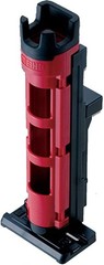 Rod Stand – Red/Black, Stainless Steel, 10.5″H, 3.6″W, Freestanding, Durable