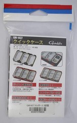 Gamakatsu Quick Case, 3 Compartments, Black/Clear, GM1437