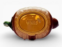 Fishing Basket Ceramic TeaPot, Tackle Bag 9.5in