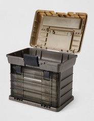 Plano Guide Series StowAway 4-By Rack 16X 12X 17.25 6lbs, Graphite/Sandstone