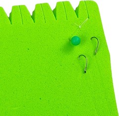 Pack of 10 EVA Foam Fishing Leader Line Organizer Wallet – Tangle-Free Solution