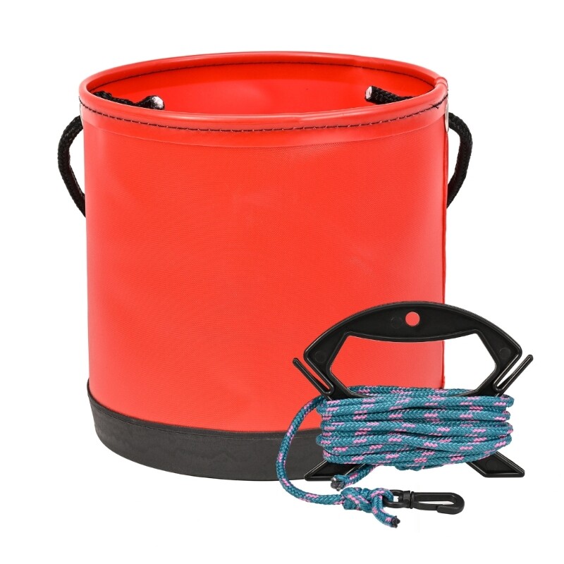Foldable Fishing Bucket Water Container Folding Camping Wash Basins for Outdoor