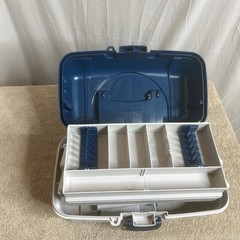 Plano Fishing Tackle Box # 6102 Aprox 14″x7″x8″ Divided Trays Made in USA