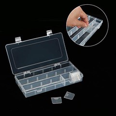 Fishing Tackle Box Kit, Portable 4 Layers Fishing Transparent inner buckle