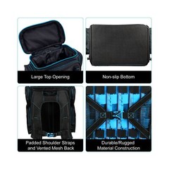 Evolution Fishing Drift Series Tackle Backpack – Blue, 3600 Size, Outdoor
