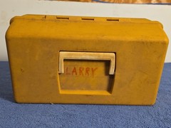Adventurer Model 1299-7 Yellow Vintage Tackle Box with Tackle – Made in U.S.A.