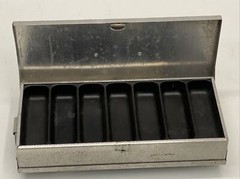 Vintage UMCO B-10 Pocket TACKLE BOX 2 Sided Doors Aluminum Storage Organizer USA