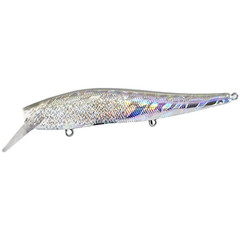 11.5cm 12g Topwater Minnow Lure with Gold Foil Reflective Scale for Bass Trout