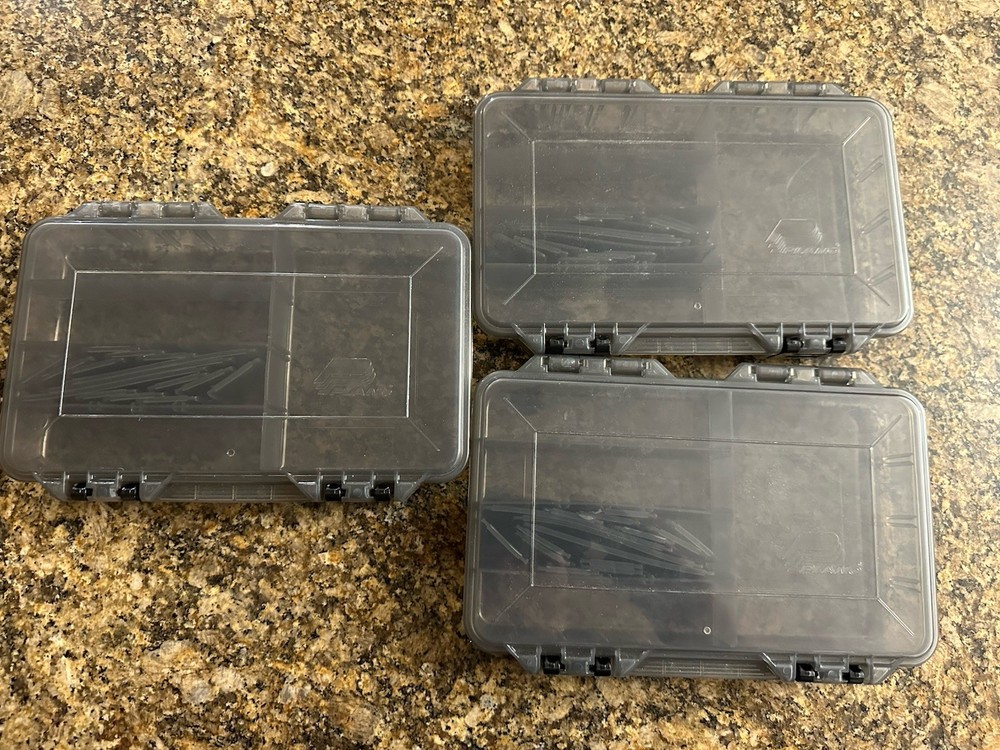 Plano Storage Multi Use Organizers Box Tackle Box? 3650N Stowaway Lot Of 3