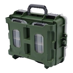 Fishing Tackle Storage Box, Fishing Tackle Box With Small Removable Tackle Tray