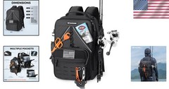 Durable KastMate Fishing Backpack – Ergonomic Daypack with Large Storage Space