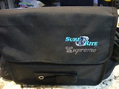 Surf Rite Supreme Surf Bag Five-Tube – Tackle Bag w/ Pockets & Shoulder Strap