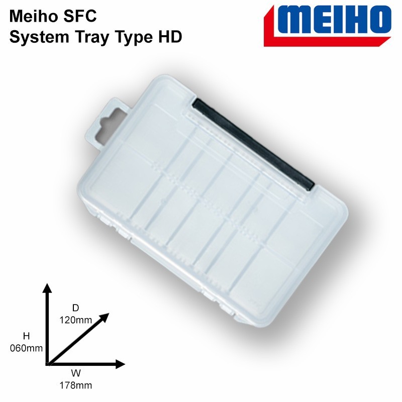 MEIHO SFC System Tray Type HD 178x120x060mm – tackle box tool made in japan