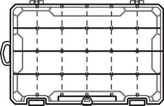 Outdoors 4007 Tuff Tainer 4007 Tuff Tainer (11″) 12 Dividers,24 Compartments