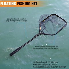 Fishing Gear,Fishing Backpack with Khaki Camo Backpack With Fishing Net