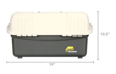 Plano 6-Tray Hip Roof Large Fishing Tackle Storage Box Green Sand Organizer