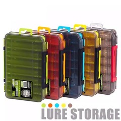 PC Storage Case Box Double Layer Fishing Tackle Hard Box Lure Organizer Portable