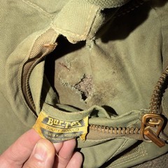 Fishing creel Bur-Tex vented metal vintage Messenger Bag Military Green As Is