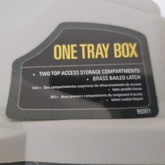 Plano #6201 One-Tray Tackle Box Bait Storage On Sides Extending Tray