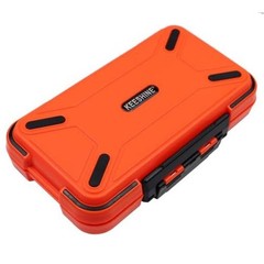 SMALL Fishing Tackle Box, Floating Orange (Size: 7.8″ L X 4.2″ W X 1.8″ H)