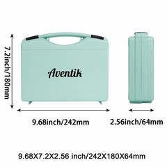 Aventik Streamer Fly Box – Large Click Lock Fly Fishing Box with Grip Foam fo…