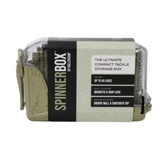 SpinnerBox Tackle Box, Holds 40 Lures, Tactical Green