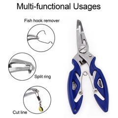 188/246PCS Fishing Gear Accessories with Tackle Box Pliers Jig Hooks Swivels