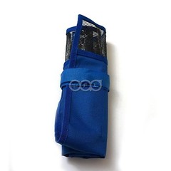 1pcs Blue Fishing 6-Pocket Lure Jig Bag Rollup Trolling Storage Jig bait bags