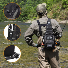 Sling Fishing Backpack Waterproof Tactical Tackle Bag Outdoor Shoulder Pack