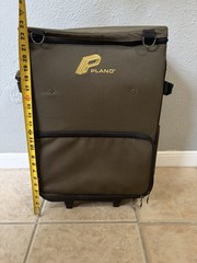 Plano Rolling Tackle Box 23” Gear Suitcase Bag Military Green Extendable Handle