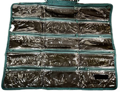 VTG Bass Pro Shop Extreme Fishing Tackle Tri-fold Tote With 19 Zippered Pockets