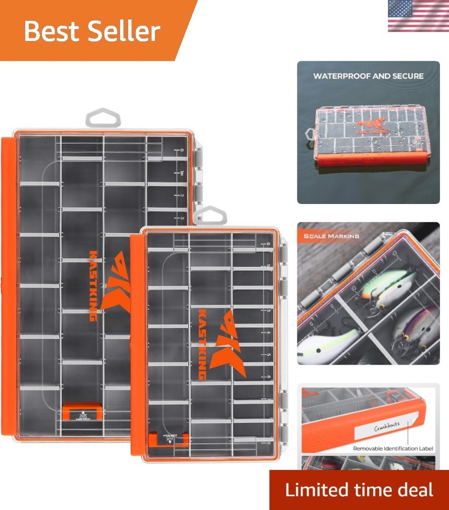 Durable Fishing Tackle Box Organizer – Customizable, Waterproof & Lure Storage