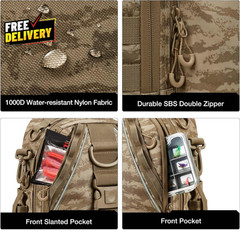 Fishing Tackle Backpack with Rod & Gear Holder Lightweight Outdoor Water……