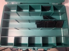 VTG Plano Tournament BoatBox Tackle Box #1155 Double Level Compartments