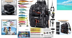 Ultimate Waterproof Fishing Backpack with Tackle Boxes & Ergonomic Design