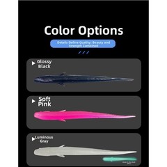 Soft Lure 50pcs Biomimetic Twintail Grub 11cm 3g Realistic Flexible Swimbait