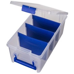 Super Half Satchel, Fishing Tackle and Gear Storage, Large, Clear