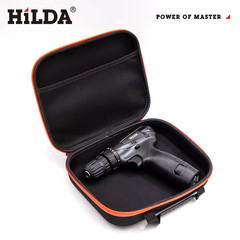 HILDA Hard Shell Tool Bag Case Portable Waterproof Organizer 13x9x3.5in
