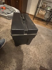 Vintage Plano Phantom Pro Tackle Box Fishing Black Rare 4 Drawer Complete
