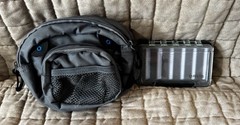 NEW White River Tactical Chest/Waist Bag & Orvis Fly Fishing Tackle Box Bundle