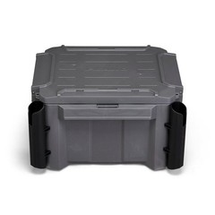 Plano GoNow Freshwater Fish Kit, Waterproof Field Box with Rod Holders, Charcoal
