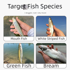 Jiangchui Silicone Maggot Soft Bait for Bass For Trout Crappie Fishing