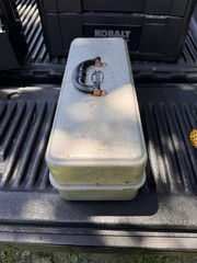 Vintage Umco 173A Tackle Box In Good Shape For Age! Loook!! Small lot of lures!