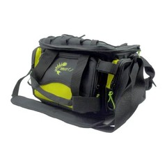 WSB Tackle Fishing Carryall – Padded Shoulder Strap 10 Pockets Fully Opening Top